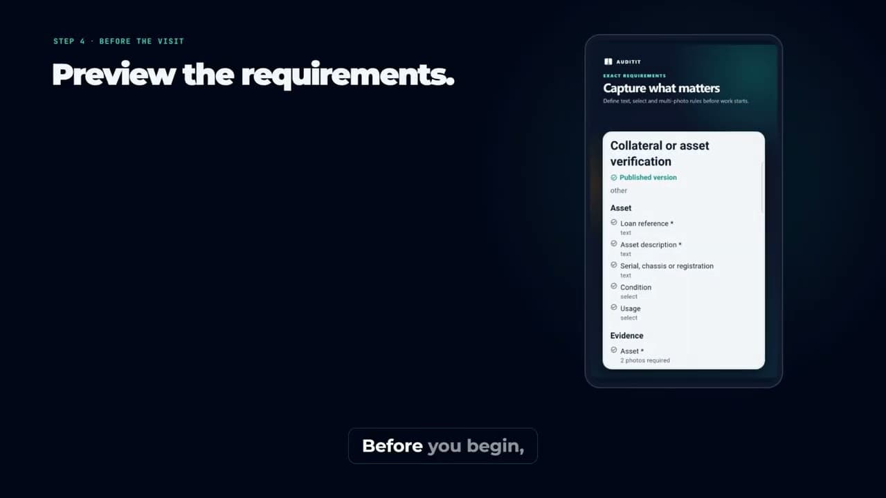 Video preview: How to create your first AuditIt audit