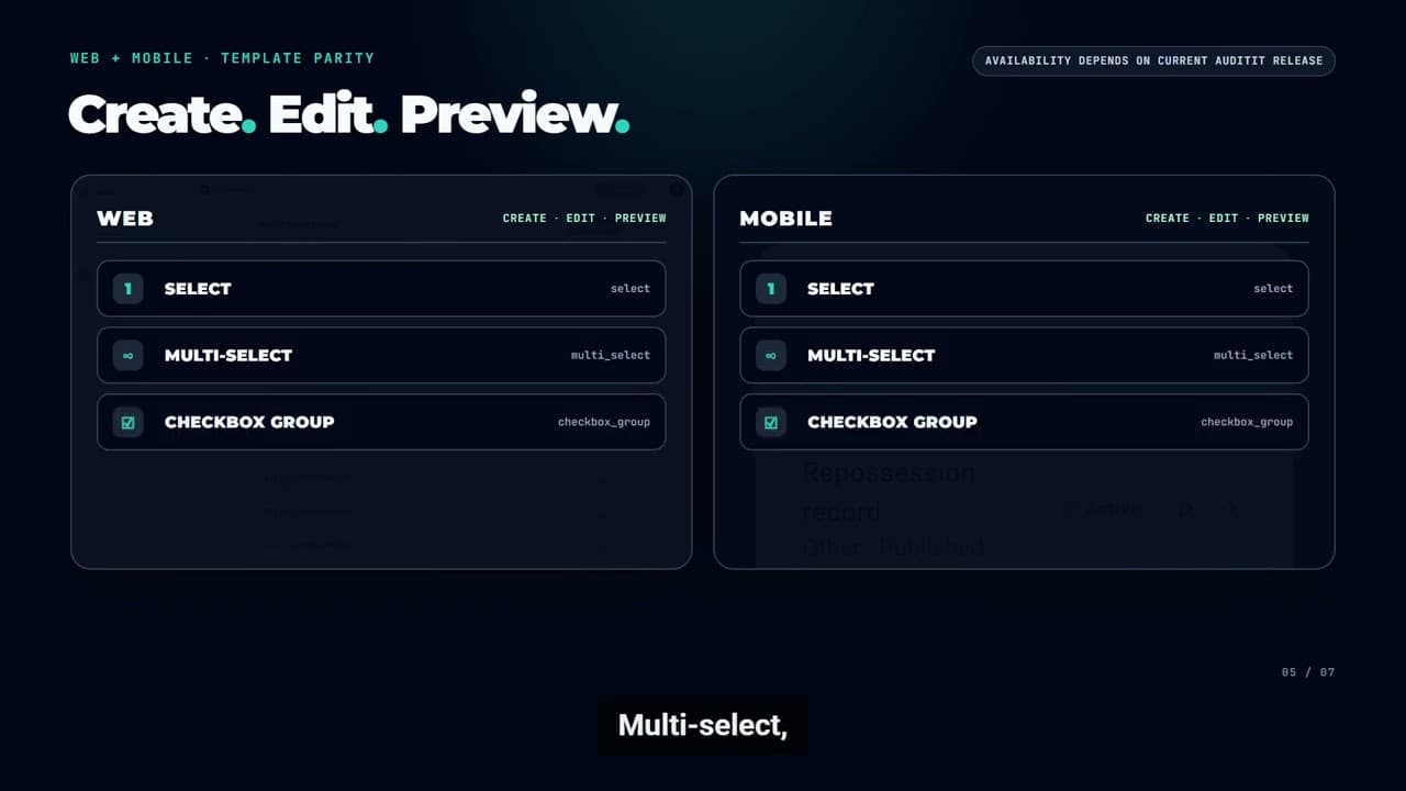 Video preview: How to build AuditIt workflow templates